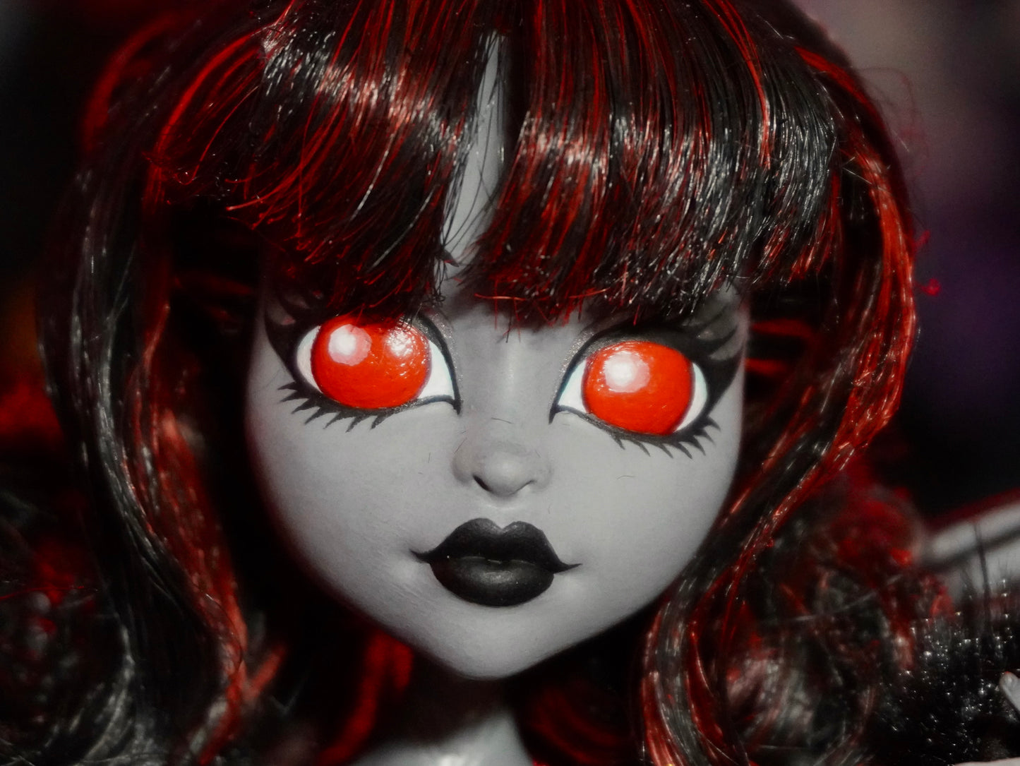 OOAK Custom Mothman Skullector Doll