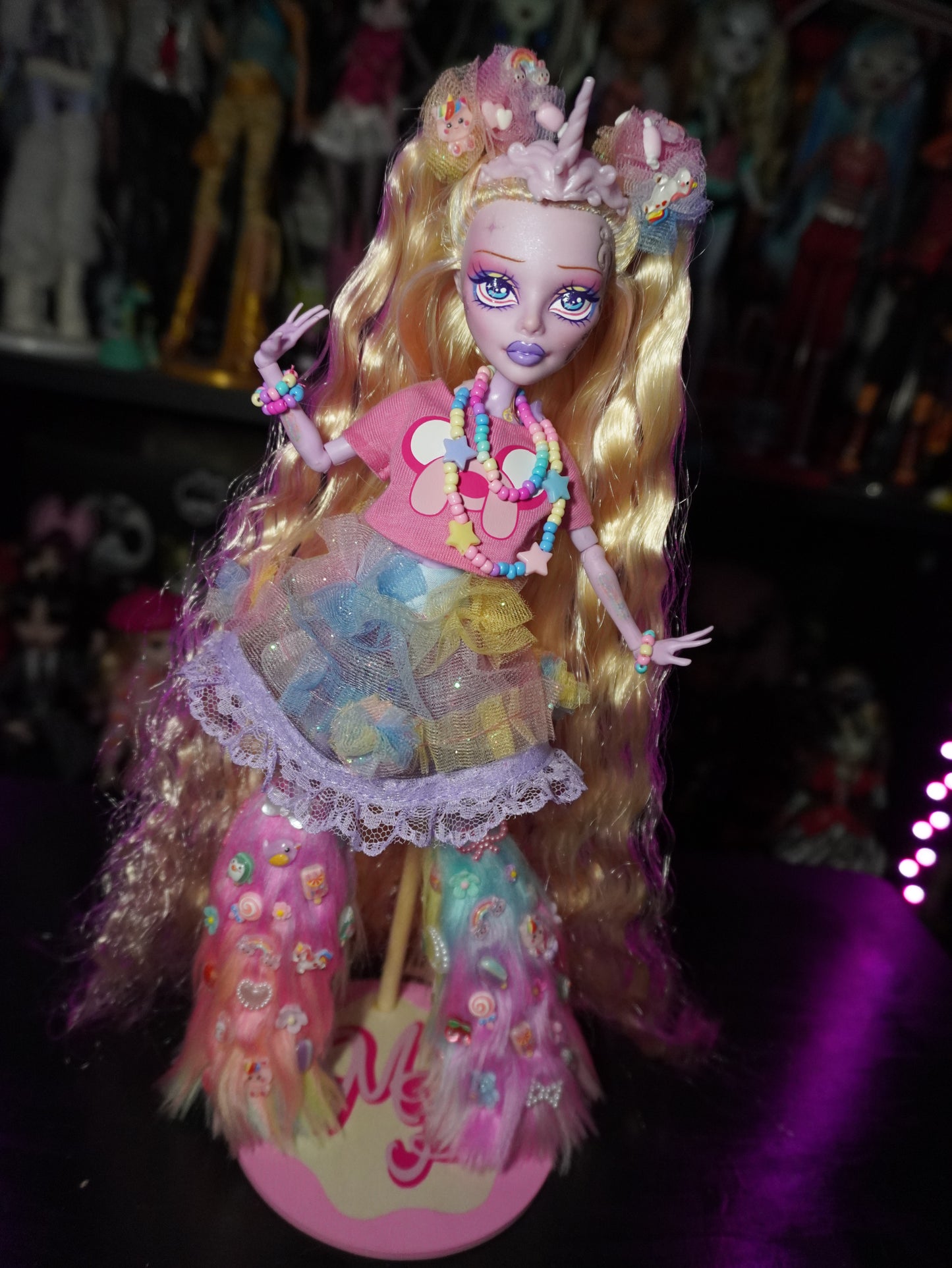 Lady Rainicorn Decora Kei Custom Doll