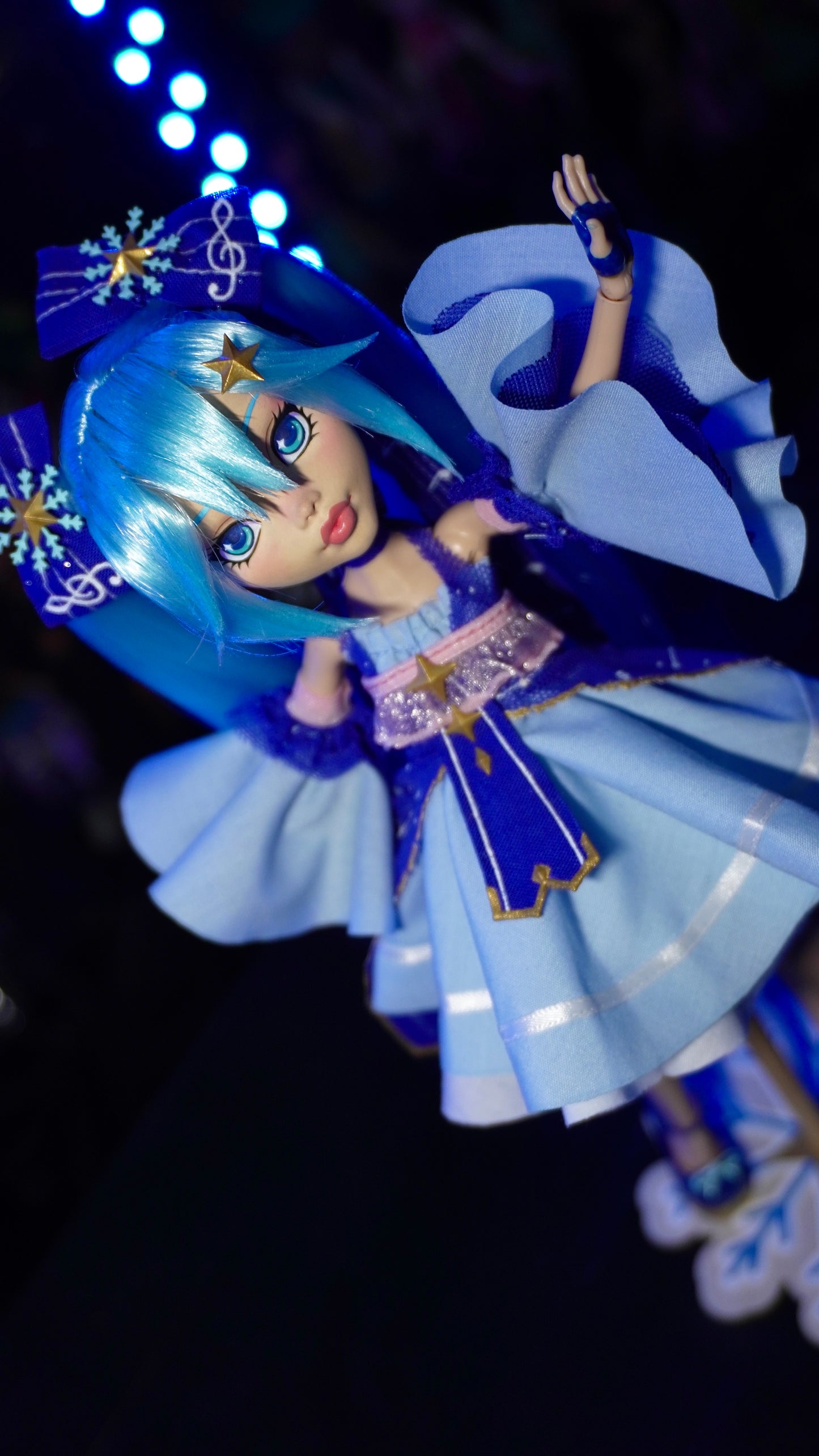 1. OOAK Snow Miku Custom Doll