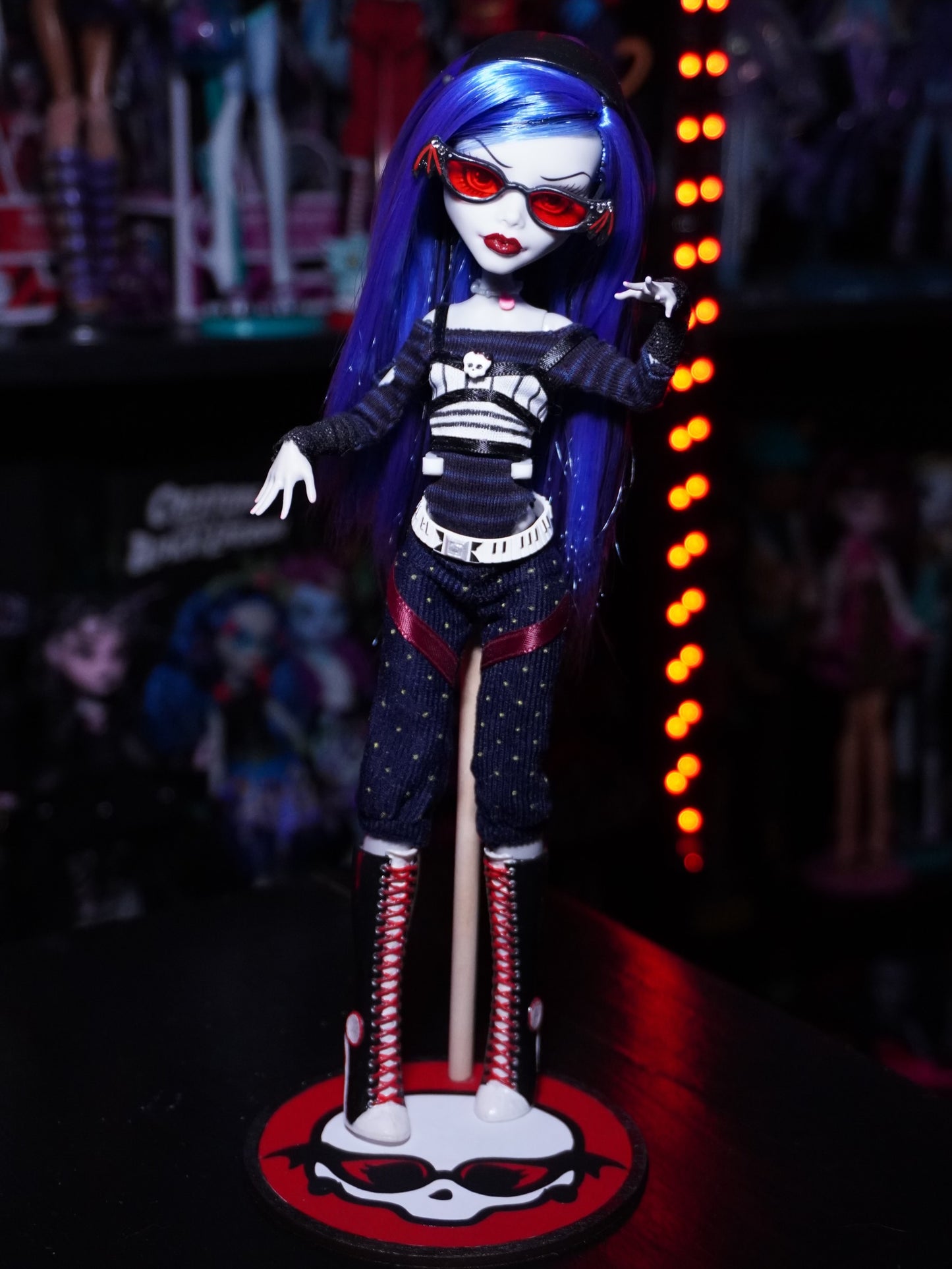 OOAK Custom Shadow Ghoulia Doll