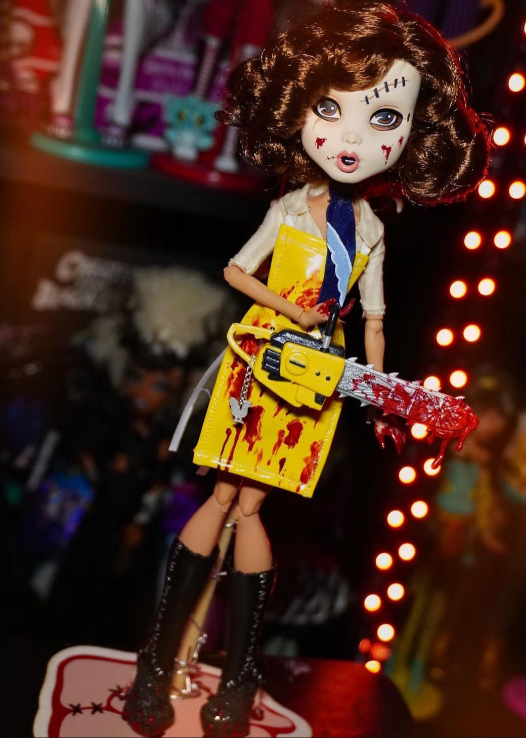 OOAK Leatherface Custom Doll