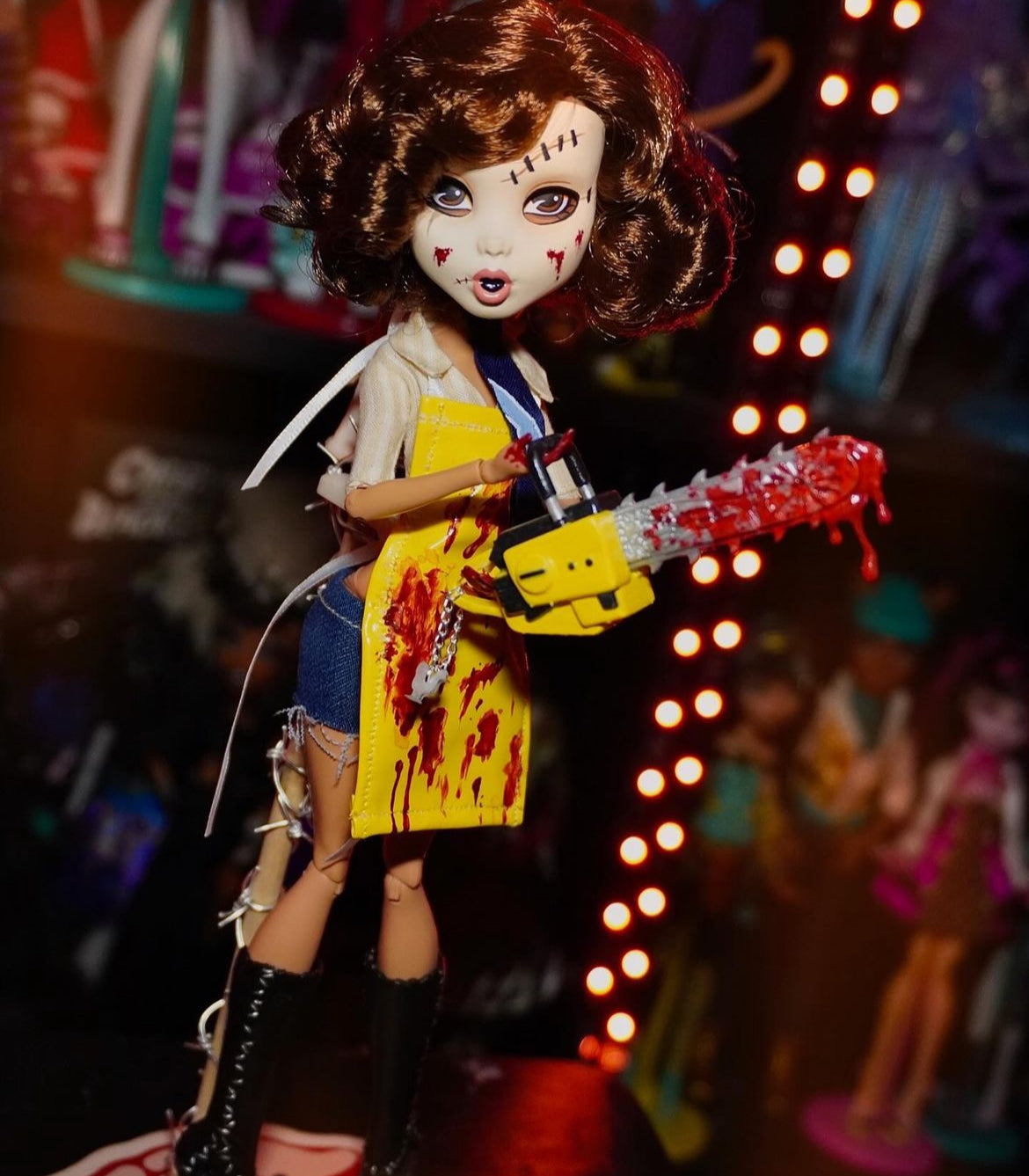 OOAK Leatherface Custom Doll