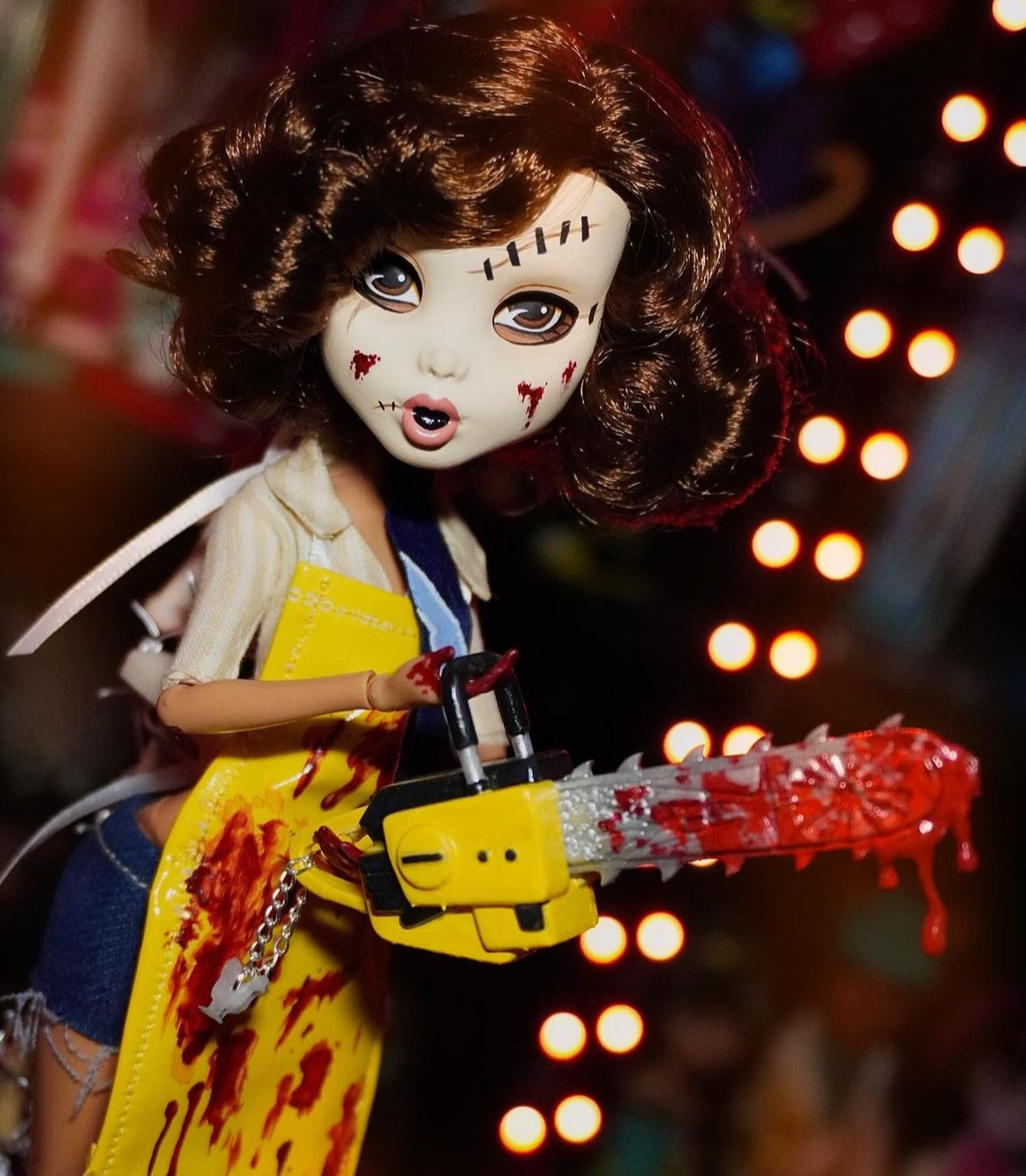 OOAK Leatherface Custom Doll