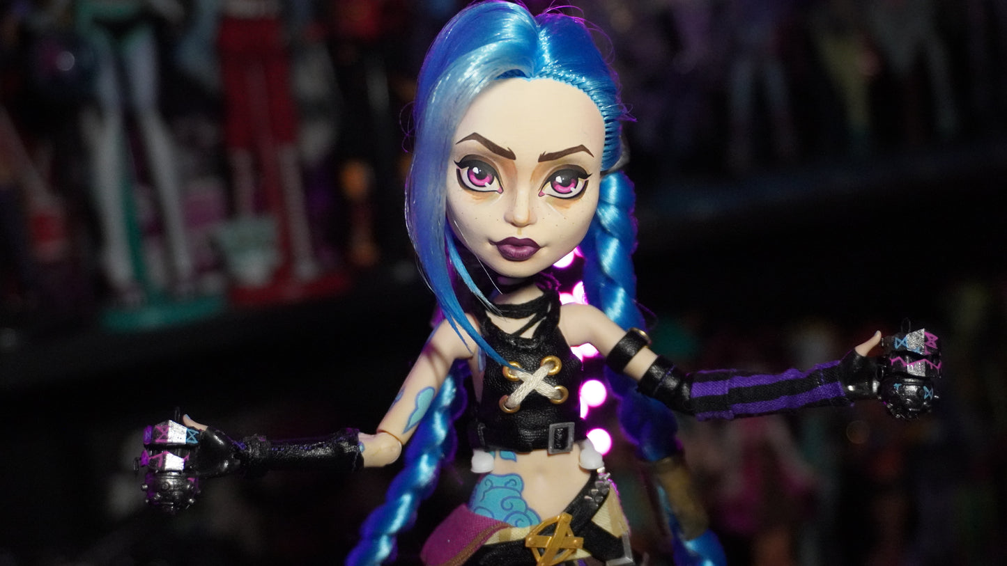OOAK Custom Jinx Doll