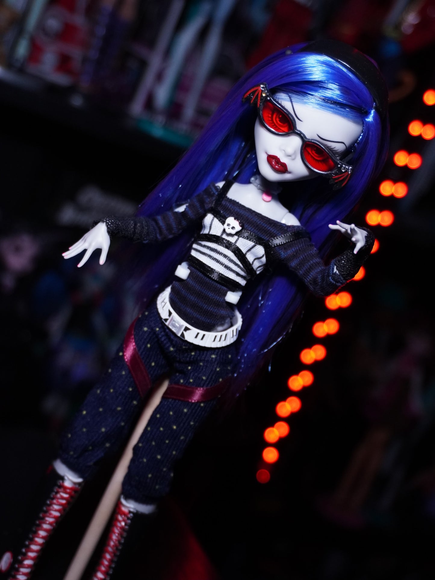 OOAK Custom Shadow Ghoulia Doll