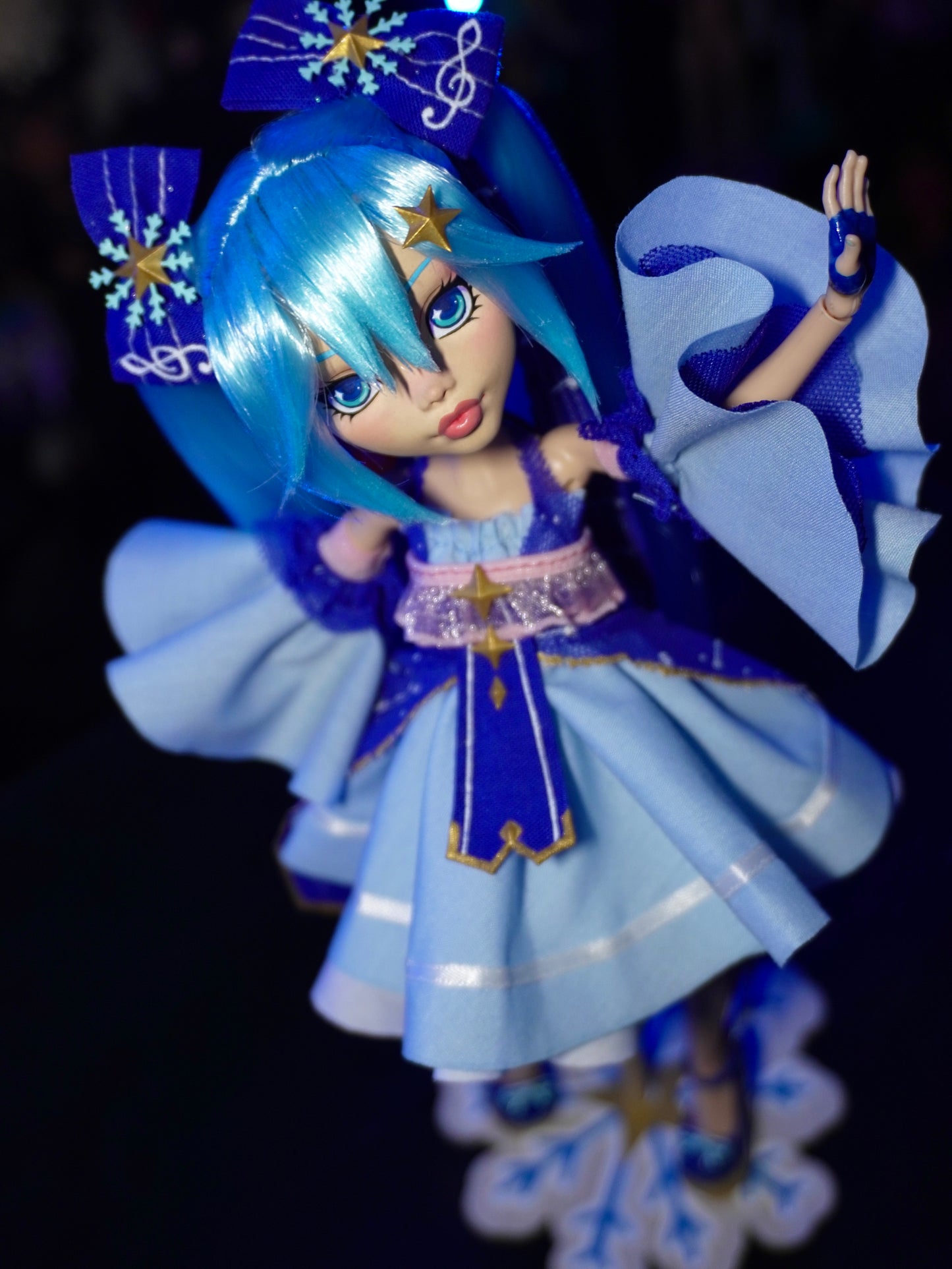 1. OOAK Snow Miku Custom Doll