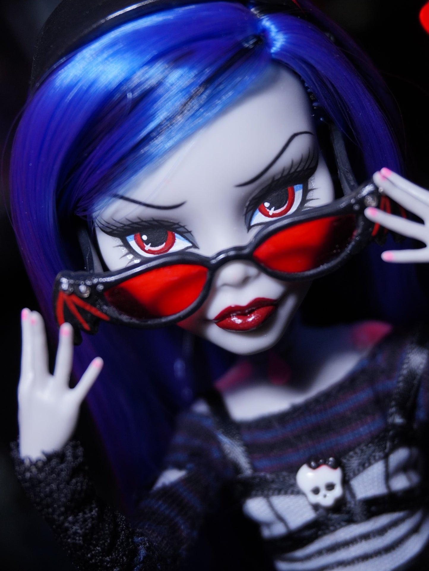 OOAK Custom Shadow Ghoulia Doll
